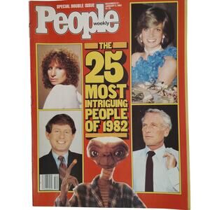 Vintage People Magazine Dec 27 1982 25 Most Intriguing People E.T. Cover